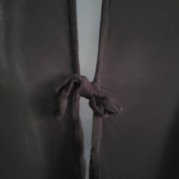 FREEBIRD‎ Open Back Tie Black Rayon Tunic Top BWJ-G5762 Women's Size XS/Small - Picture 6 of 10